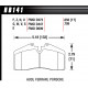 Fékbetétek HAWK performance Fékbetét hátsó Hawk HB141E.650, Race, min-max 37°C-300°C | race-shop.hu