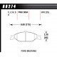 Fékbetétek HAWK performance Fékbetét első Hawk HB274E.610, Race, min-max 37°C-300°C | race-shop.hu
