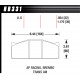 Fékbetétek HAWK performance Fékbetétek Hawk HB331U1.17, Race, min-max 90°C-465°C | race-shop.hu