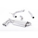 Milltek KIPUFOGÓRENDSZER Cat-back Milltek kipufogó Audi A3 1,8 TSI 2008-2012 | race-shop.hu