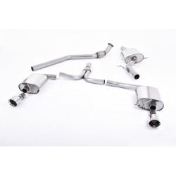 Cat-back Milltek kipufogó Audi A4 2 TFSI 2008-2011