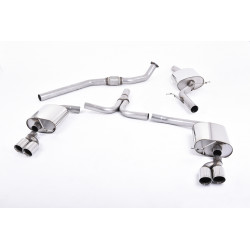 Cat-back Milltek kipufogó Audi A4 2 TFSI 2008-2011