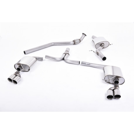 Milltek KIPUFOGÓRENDSZER Cat-back Milltek kipufogó Audi A5 Coupé S 2008-2012 | race-shop.hu