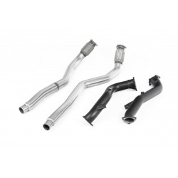 Nagytestű Downpipes and Cat Bypass Pipes Milltek Audi S7 Sportback 4 TFSI 2012-2018