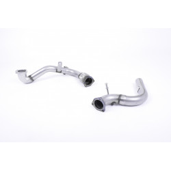 Nagytestű Downpipe és De-cat Milltek Ford Fiesta Mk8 1.0T 2017-2019