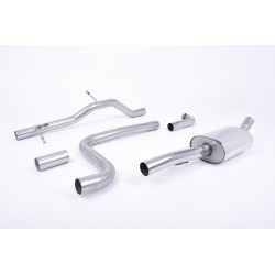 Cat-back Milltek kipufogó Ford Fiesta Mk8 1.0T 2017-2019