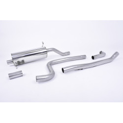 Cat-back Milltek kipufogó Ford Fiesta Mk8 1.0T 2017-2019
