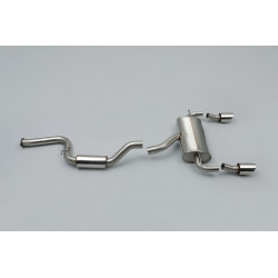 Cat-back Milltek kipufogó Ford Focus MK2 RS 2009-2010