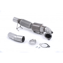 Nagytestű Downpipe és Hi-Flow Sport katalizátor Milltek Ford Focus Mk3 RS 2016-2018
