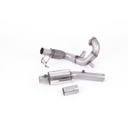 Nagytestű Downpipe és De-cat Milltek Volkswagen Polo GTI 2 2019-2021