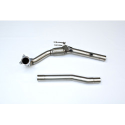 Nagytestű Downpipe és De-cat Milltek Volkswagen Scirocco GT 2 2008-2021