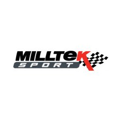 Turbo-back beleértve a Hi-Flow sport katalizátort Milltek Audi S3 2 T 2006-2012