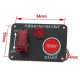 Indítási Panelek Karbon indítópanel LED-del | race-shop.hu