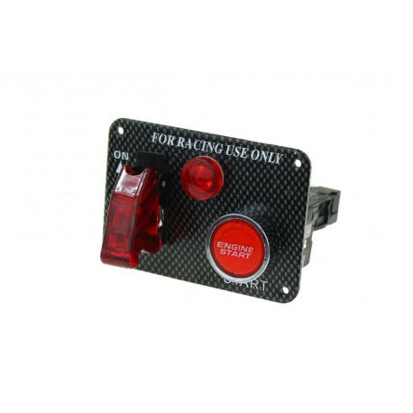 Indítási Panelek Karbon indítópanel LED-del | race-shop.hu