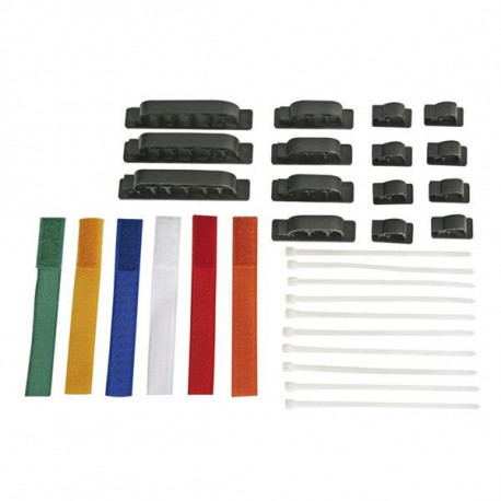 Cable covers and holders 31 pcs cable management set | race-shop.hu