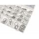 Tömítő alátétek, O-gyűrűk, anyák Aluminum washers - set of 300 pcs | race-shop.hu