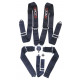 Biztonsági övek 5 pontos sport biztonsági öv RACES 3" (76mm), fekete | race-shop.hu