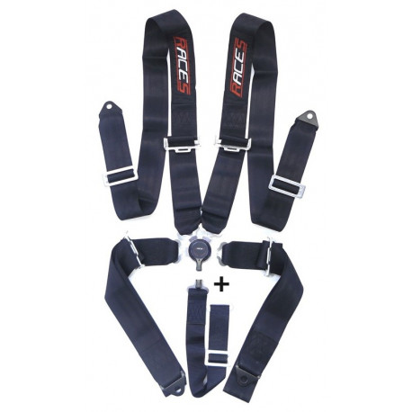 Biztonsági övek 5 pontos sport biztonsági öv RACES 3" (76mm), fekete | race-shop.hu