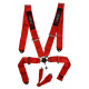 Biztonsági övek 5 pontos sport biztonsági öv RACES 3" (76mm), piros | race-shop.hu