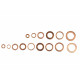 Tömítő alátétek, O-gyűrűk, anyák Réz alátét készlet - 150pcs | race-shop.hu