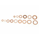 Tömítő alátétek, O-gyűrűk, anyák Réz alátét készlet - 150pcs | race-shop.hu