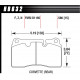 Fékbetétek HAWK performance Fékbetét első Hawk HB632N.586, Street performance, min-max 37°C-427°C | race-shop.hu