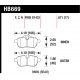 Fékbetétek HAWK performance Fékbetét hátsó Hawk HB669Z.671, Street performance, min-max 37°C-350°C | race-shop.hu