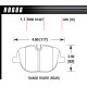Fékbetétek HAWK performance Fékbetét hátsó Hawk HB686Z.645, Street performance, min-max 37°C-350°C | race-shop.hu
