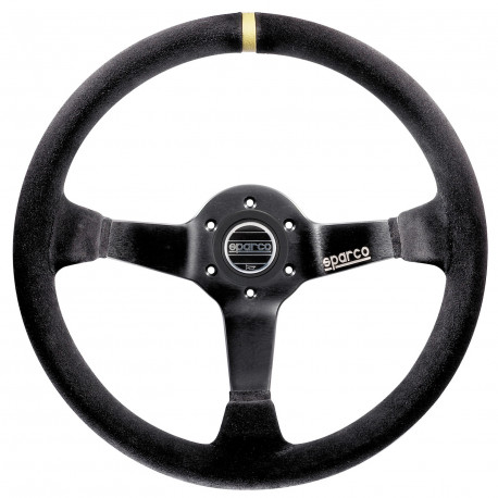 Kormányok 3 küllős sportkormány Sparco R325, 350mm, velúr, 95mm mélység, fekete/arany | race-shop.hu