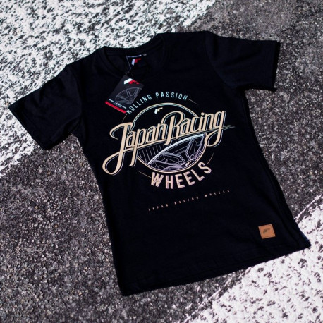 Pólók Női póló JAPAN RACING Rolling Passion, fekete | race-shop.hu
