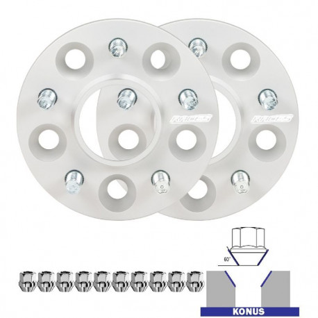 Nyomtávszélesítő szett konkrét modellekhez Nyomtávszélesítő szett (2db) (tőcsavaros) Chevrolet Cruze I - 25mm, 5x105, 56,6 | race-shop.hu