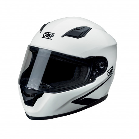 Zárt sisakok ECE zárt versenysisak OMP Circuit EVO, fehér | race-shop.hu