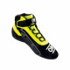Cipők Gokart cipő OMP KS-3, fekete/fluo sárga | race-shop.hu