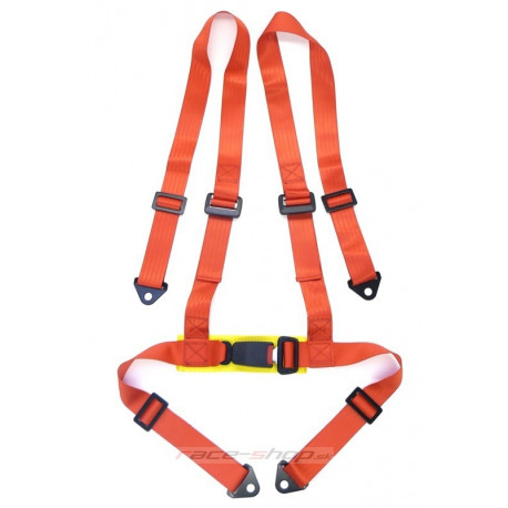 Biztonsági övek 4 pontos sport biztonsági öv RACES 2" (50mm), piros | race-shop.hu