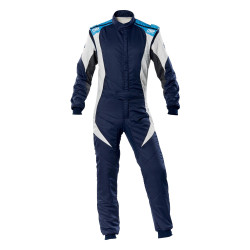 FIA Overál OMP First-EVO kék-fehér