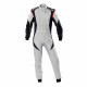 Overálok FIA verseny overál OMP First-EVO, szürke/fekete | race-shop.hu