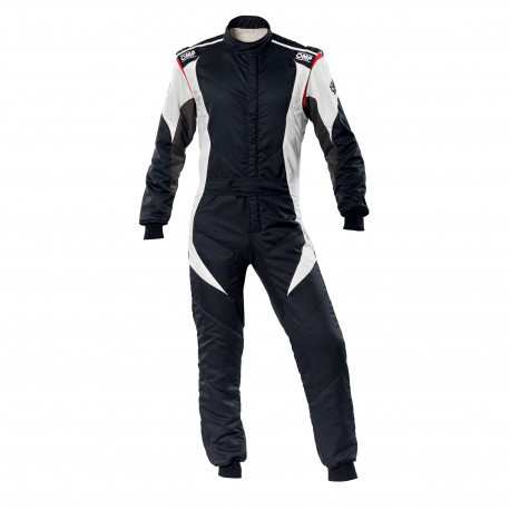 Overálok FIA verseny overál OMP First-EVO, fekete/fehér | race-shop.hu