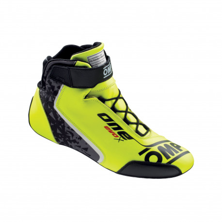 Cipők FIA versenycipő OMP ONE EVO X, fluo sárga | race-shop.hu