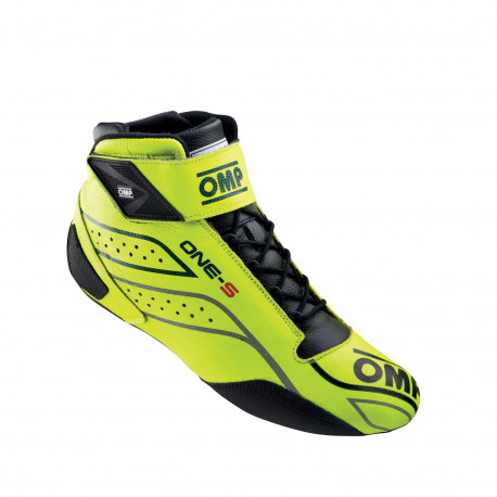 Cipők FIA versenycipő OMP ONE-S, fluo sárga | race-shop.hu