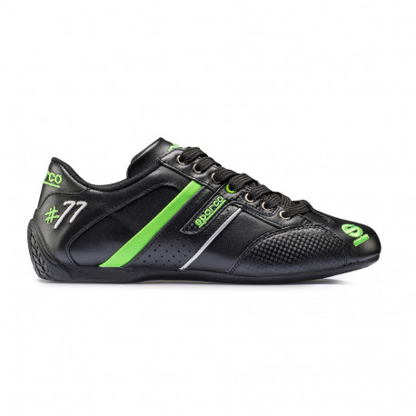 Cipők SALE - Sparco TIME 77 cipő fekete/zöld | race-shop.hu