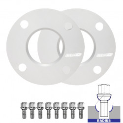 nyomtávszélesítő szett (2db) (átmeneti) peugeot 204 mk1 - 5mm, 3x105, 63,5