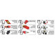 Biztonsági övek FIA 6 pontos sport biztonsági öv OMP ONE ENDURANCE 2"/3" (50/76mm), fekete | race-shop.hu