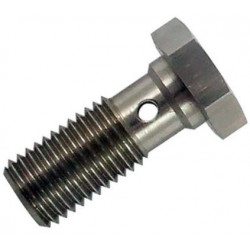 Átfolyó csavar (banjo) AN3,rozsdamentes,25mm