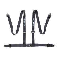 ECE 4 pontos sport biztonsági öv SPARCO CLUB H-4 2" (50mm), fekete