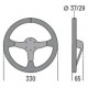 Kormányok 3 küllős sportkormány Sparco CHAMPION, 330mm, bőr, 65mm mélység, fekete/piros | race-shop.hu