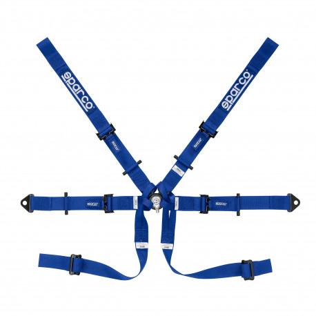 Biztonsági övek FIA 6 pontos sport biztonsági öv SPARCO FORMULA H-7 2" (50mm), kék | race-shop.hu