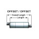 1x bemenet / 1x kimenet MAGNAFLOW acél kipufogódob 13745 | race-shop.hu