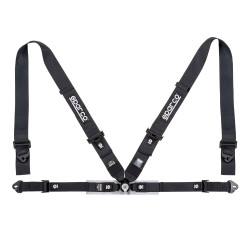 FIA 4 pontos sport biztonsági öv SPARCO SPORT H-4 2"/3" (50/76mm), fekete
