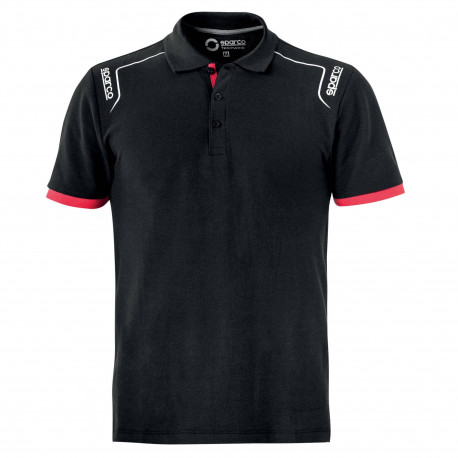 Pólók SPARCO Portland Polo shirt Tech stretch plus fekete | race-shop.hu