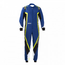 CIK-FIA gyerek gokart overál SPARCO Kerb K44, kék/fekete/sárga/fehér